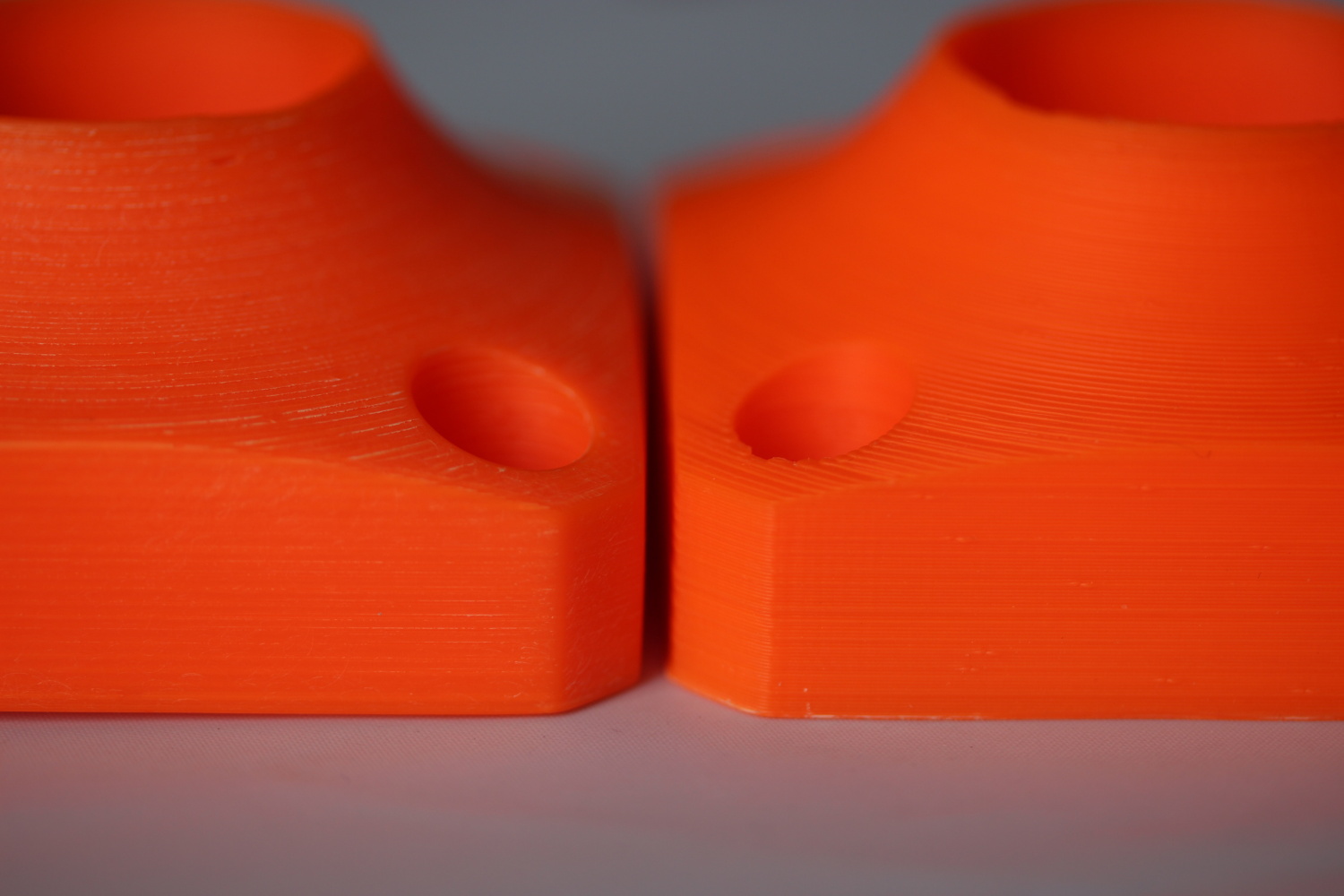 3D tisk omílaný vs. neomílaný
